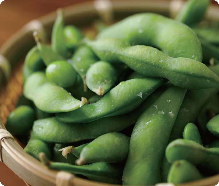 見た目も美しく、美味しい黒崎枝豆