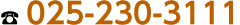025-230-3111