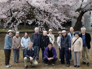 観桜会での集合写真