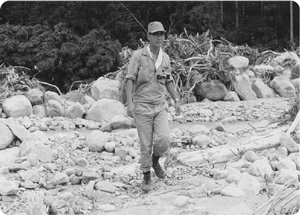 「8.28災害」現場の踏査（1967.9）